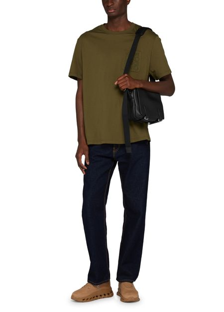 Loewe Embroidered Pocket Logo Short-Sleeve T-Shirt