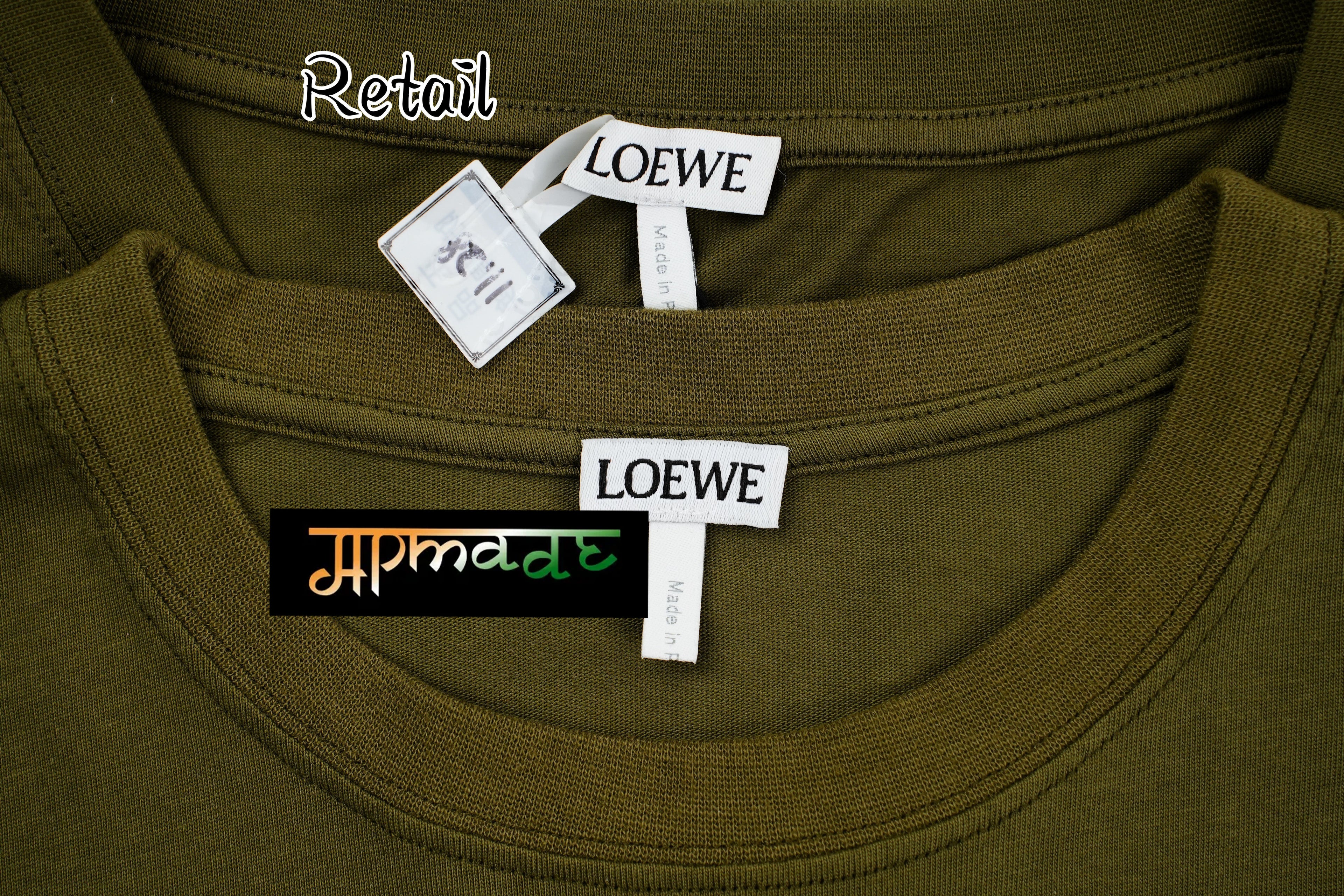 Loewe Embroidered Pocket Logo Short-Sleeve T-Shirt