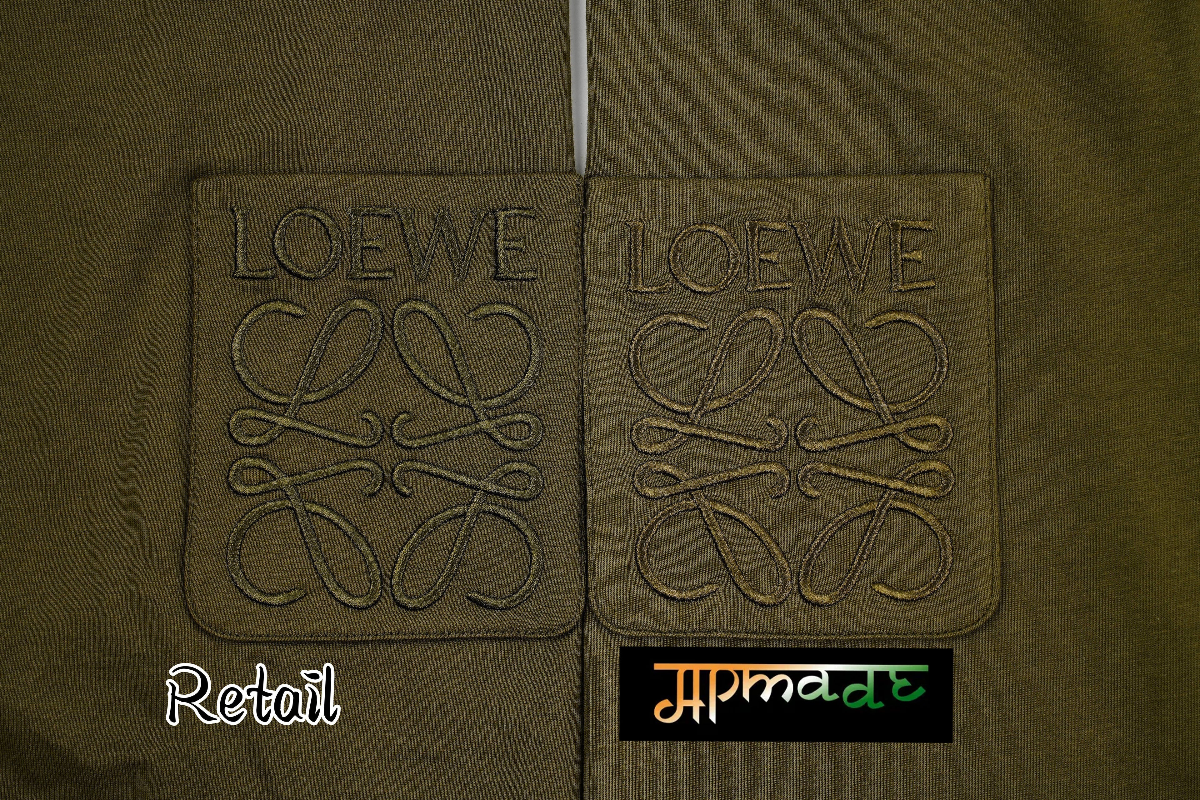 Loewe Embroidered Pocket Logo Short-Sleeve T-Shirt