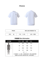Prada Classic Logo Trim Crew Neck Short-Sleeve T-Shirt