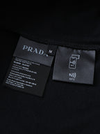 Prada Classic Logo Trim Crew Neck Short-Sleeve T-Shirt