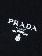 Prada Classic Logo Trim Crew Neck Short-Sleeve T-Shirt