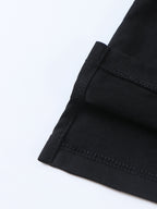 Prada Solid Color Embossed Crew Neck Short-Sleeve T-Shirt