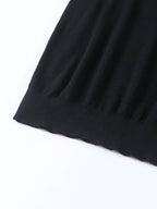 Prada Classic Logo Embroidered Wool Crew Neck Short-Sleeve T-Shirt
