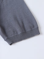 Prada Classic Logo Jacquard Wool Crew Neck Short-Sleeve T-Shirt