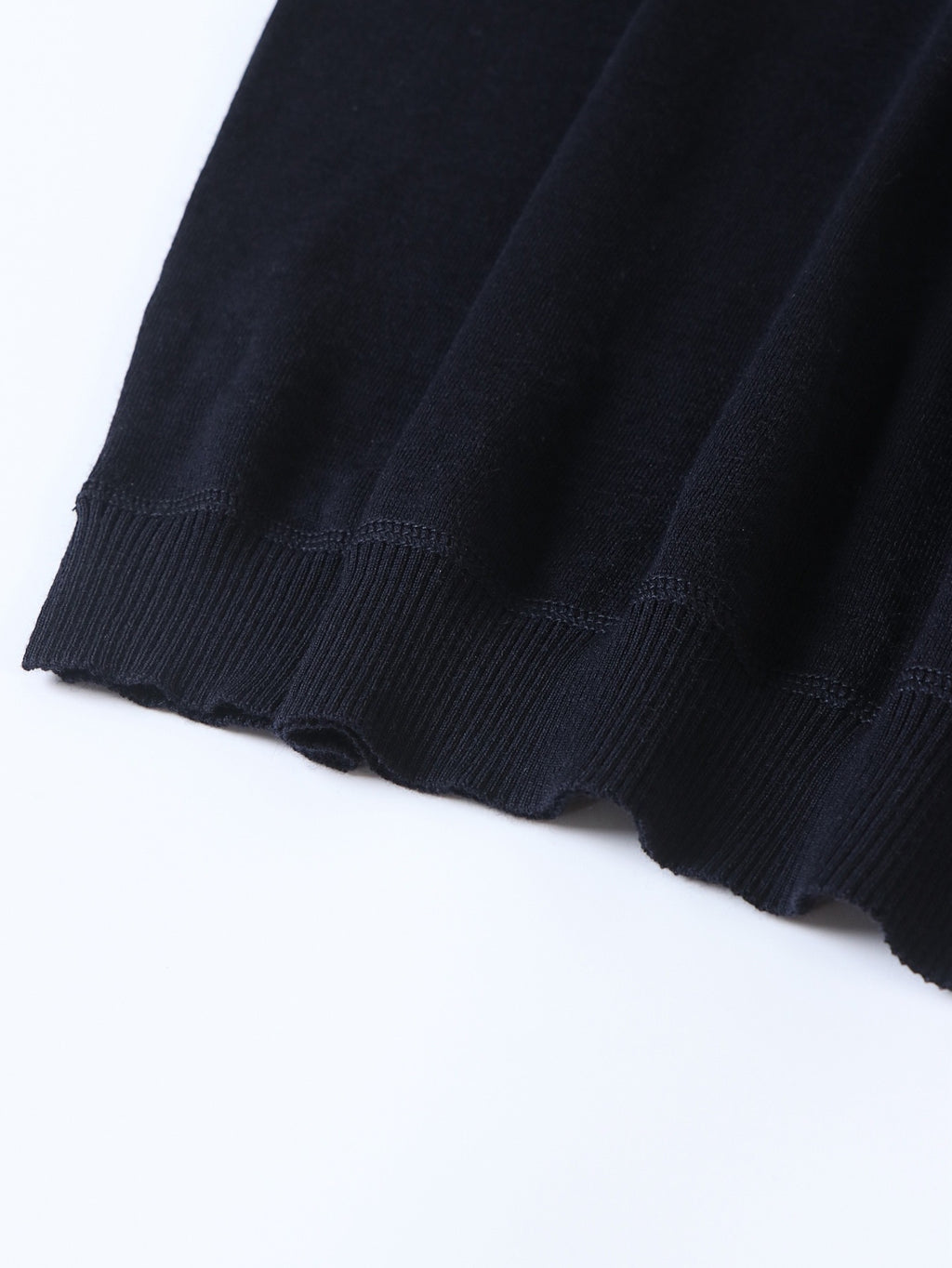 Prada Classic Logo Jacquard Wool Crew Neck Short-Sleeve T-Shirt