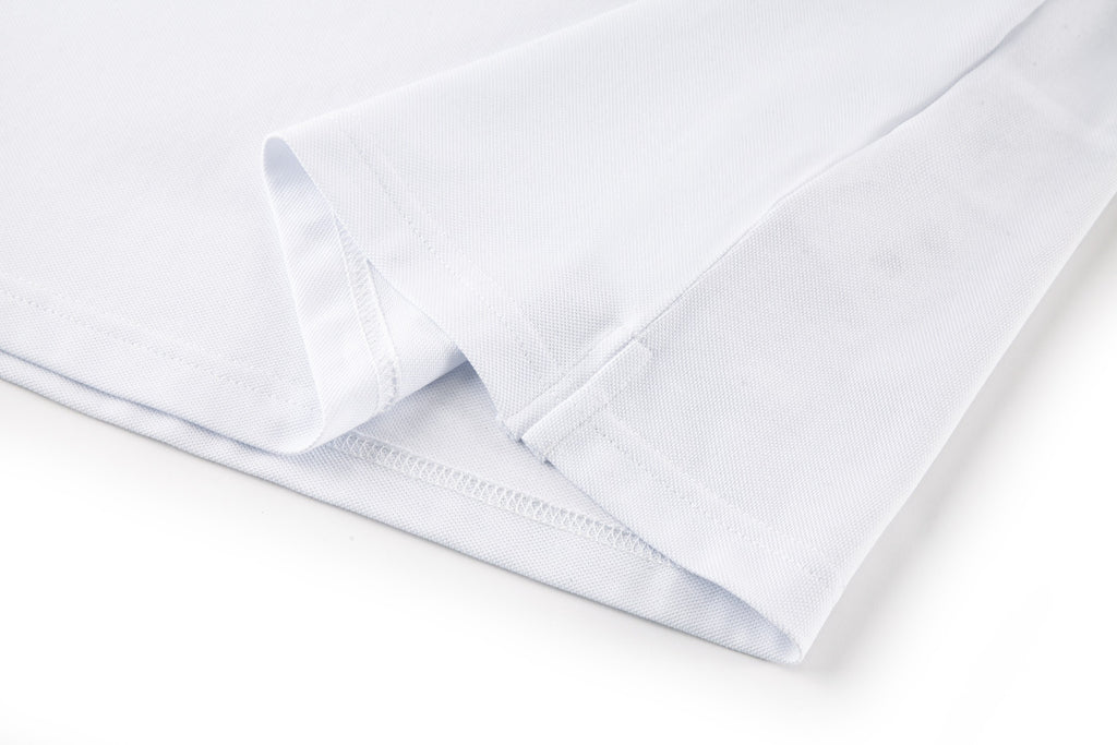 Prada Striped Collar Piqué Short-Sleeve Polo Shirt