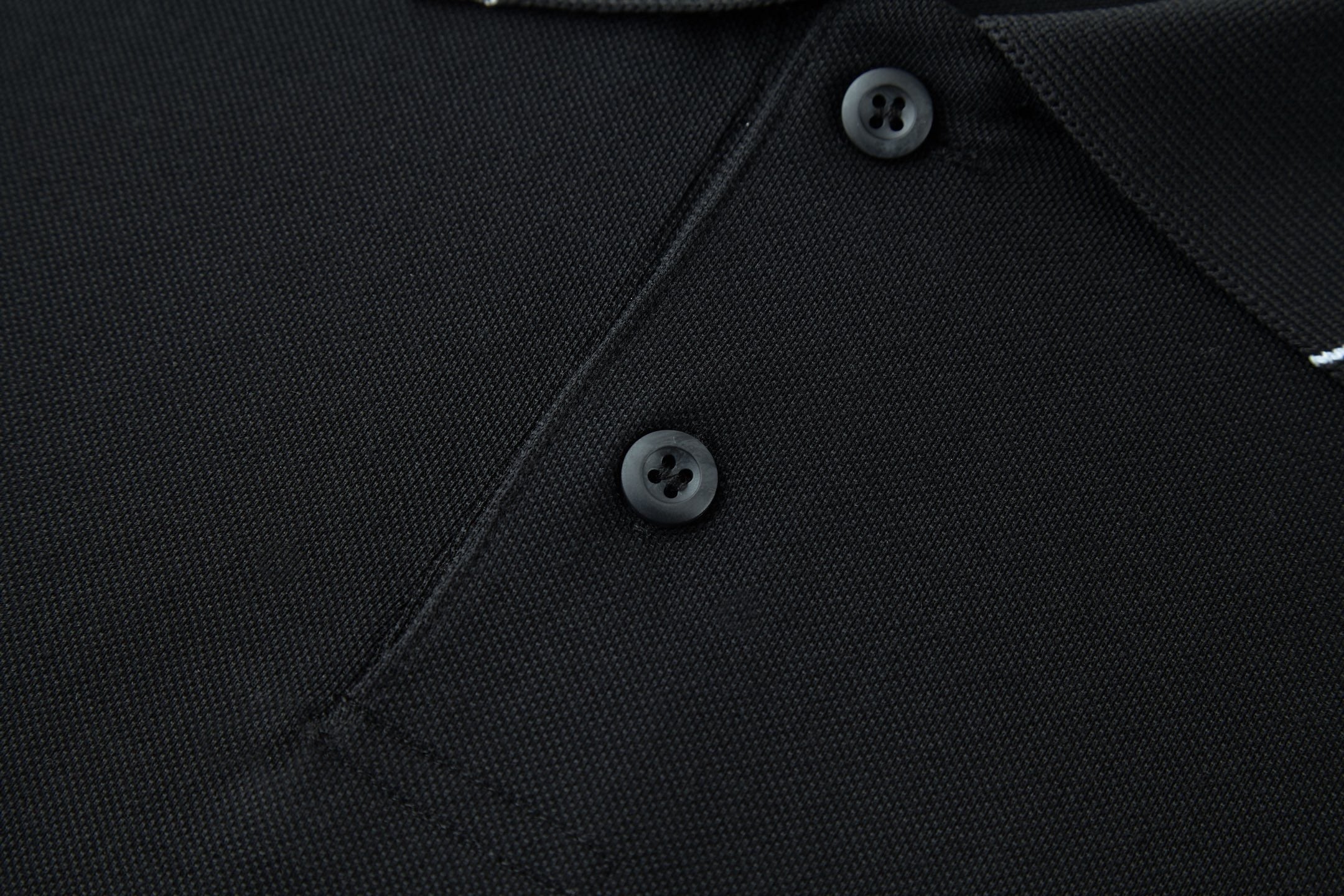 Prada Striped Collar Piqué Short-Sleeve Polo Shirt