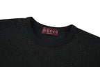Gucci Rhinestone Double G Logo Short-Sleeve T-Shirt