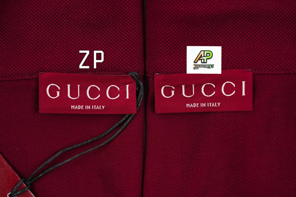 Gucci G Letter Ribbed Collar Polo Shirt
