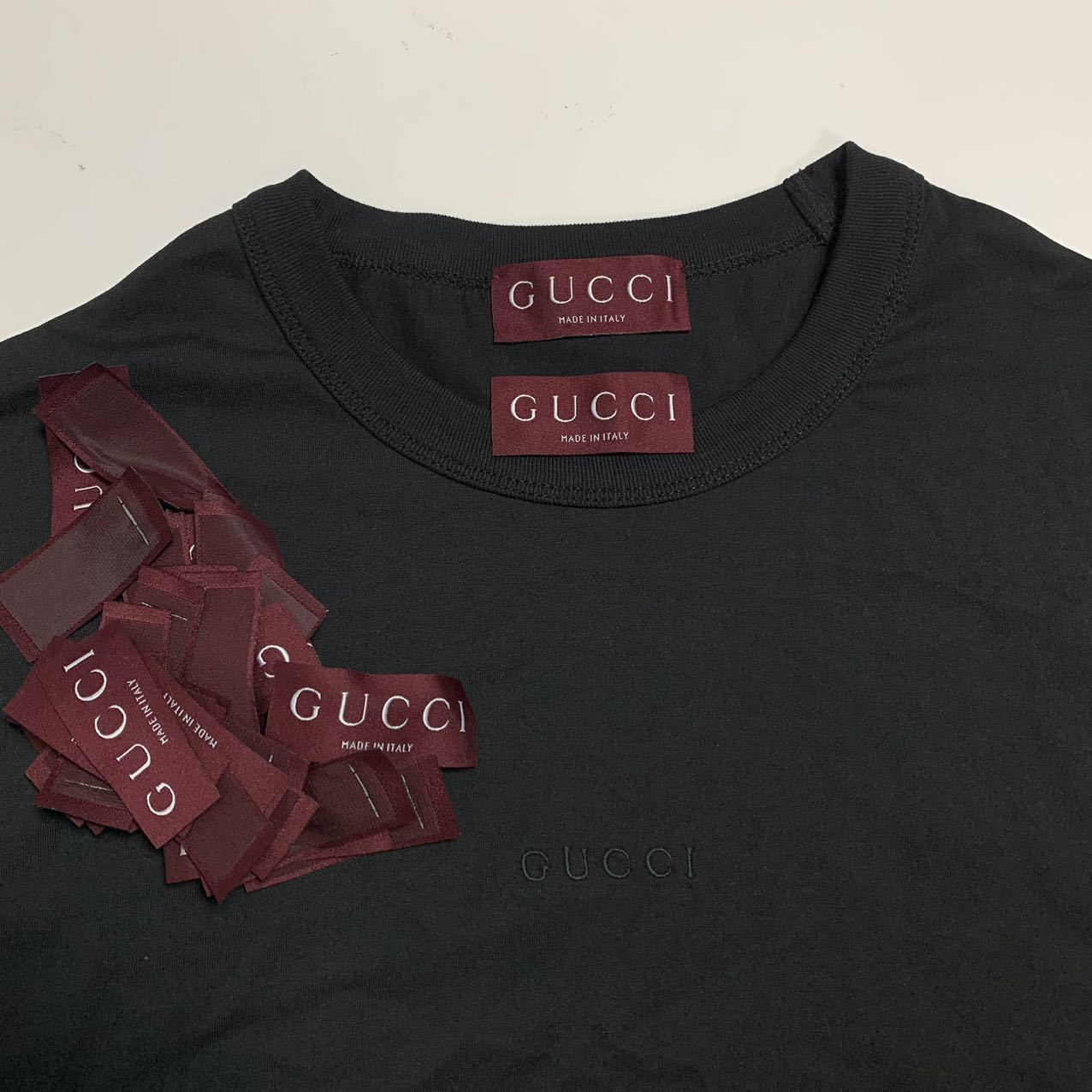 Gucci Red Label Embroidered Short-Sleeve T-Shirt