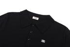 Celine Logo Embroidered Short-Sleeve Polo Shirt