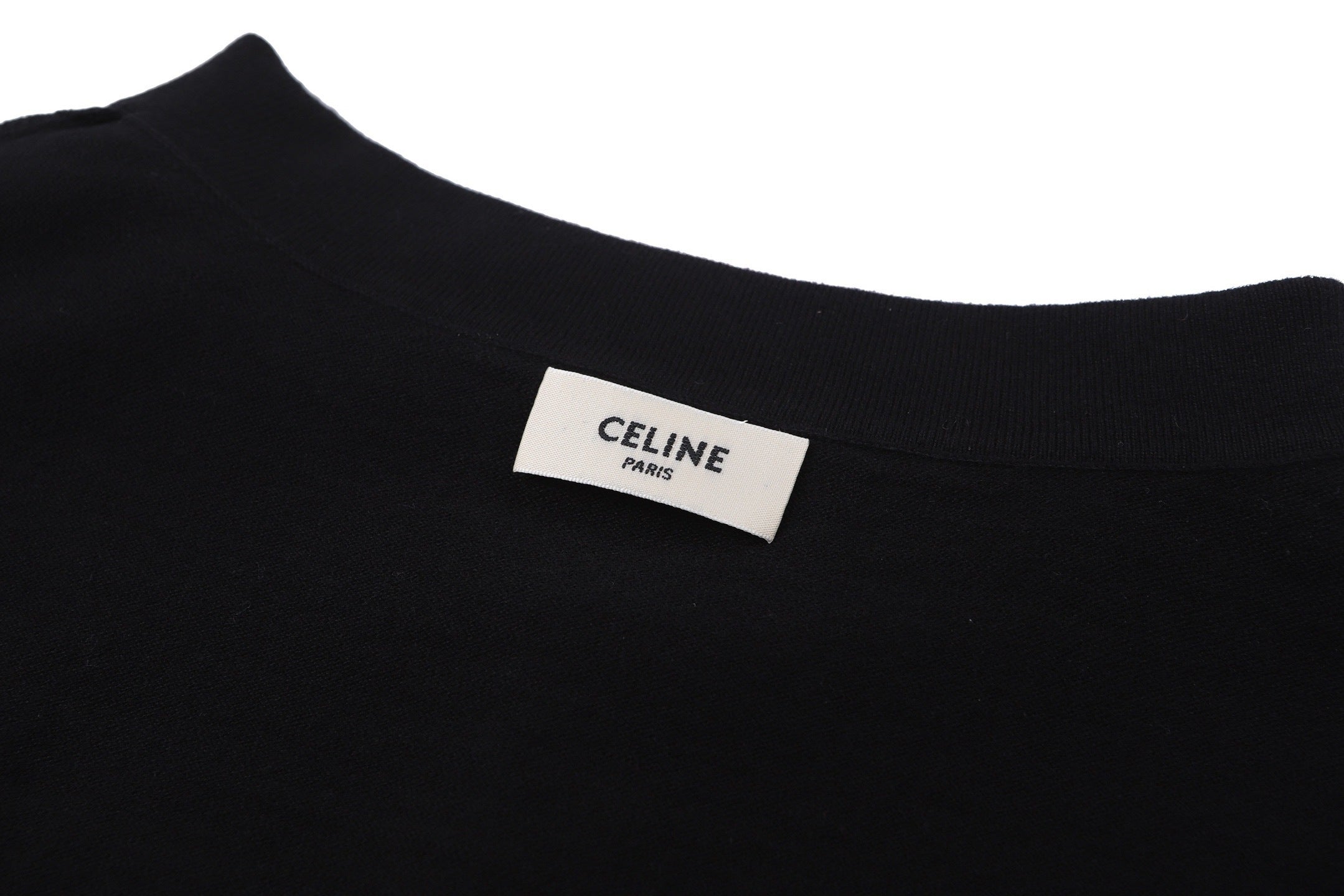 Celine Logo Embroidered Short-Sleeve Polo Shirt