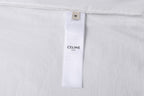 Celine Faux Two-Piece Knit Short-Sleeve T-Shirt