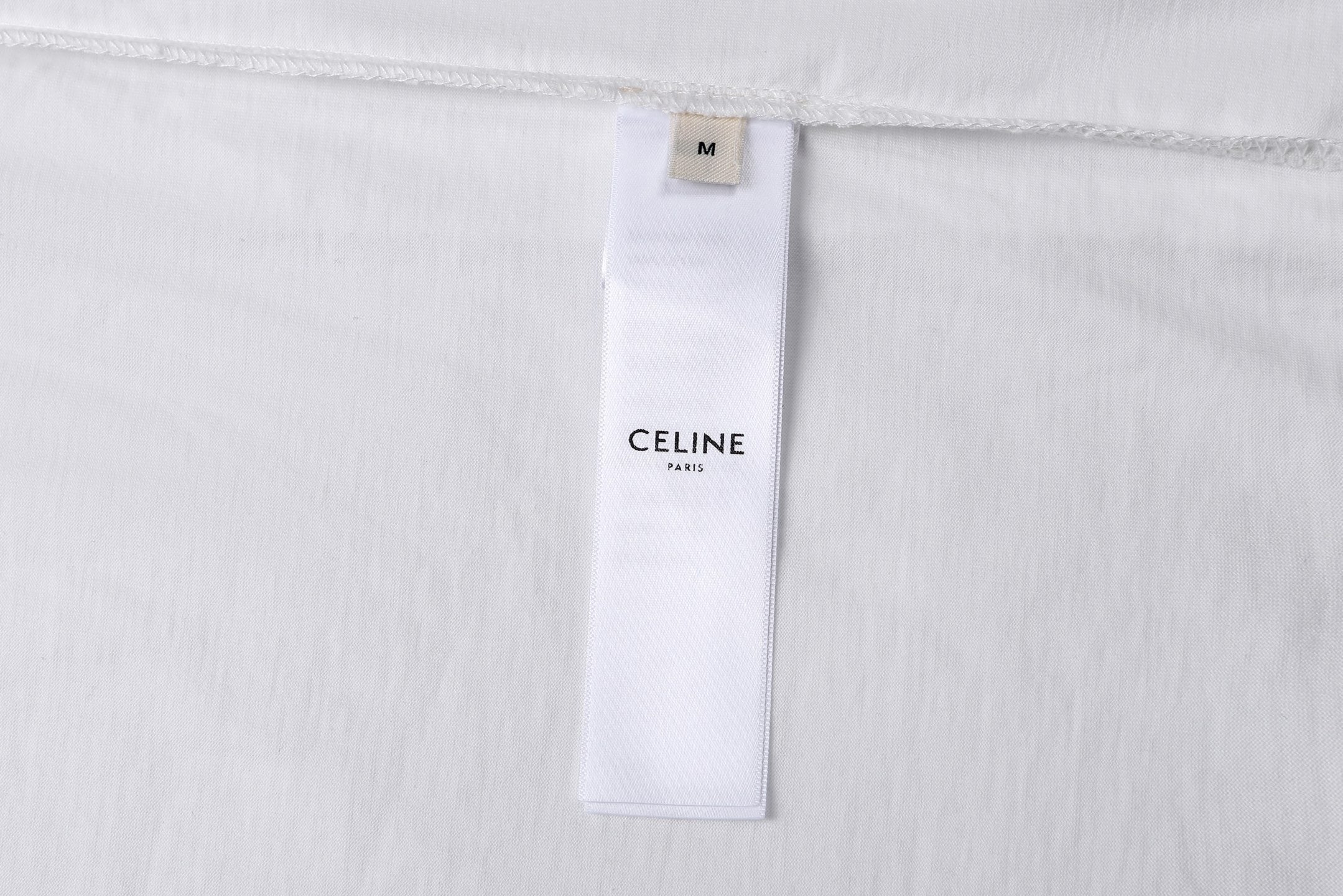 Celine Faux Two-Piece Knit Short-Sleeve T-Shirt