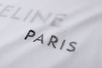 Celine Faux Two-Piece Knit Short-Sleeve T-Shirt