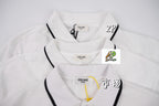 Celine Embroidered Piqué Short-Sleeve Polo Shirt