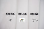 Celine Embroidered Piqué Short-Sleeve Polo Shirt