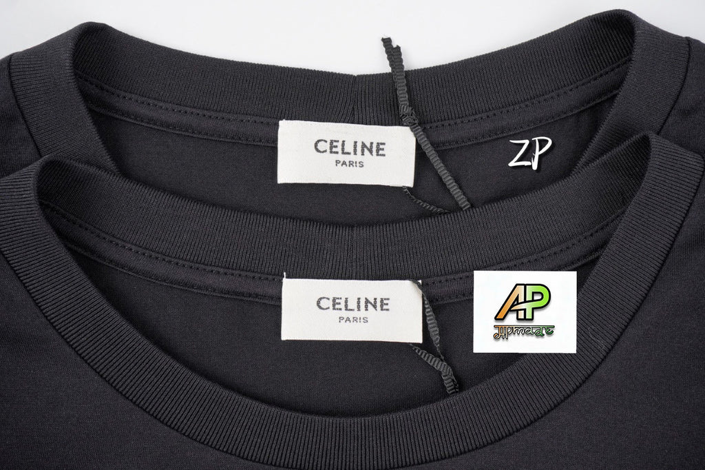 Celine Lightweight Double-Ply Cotton T-Shirt