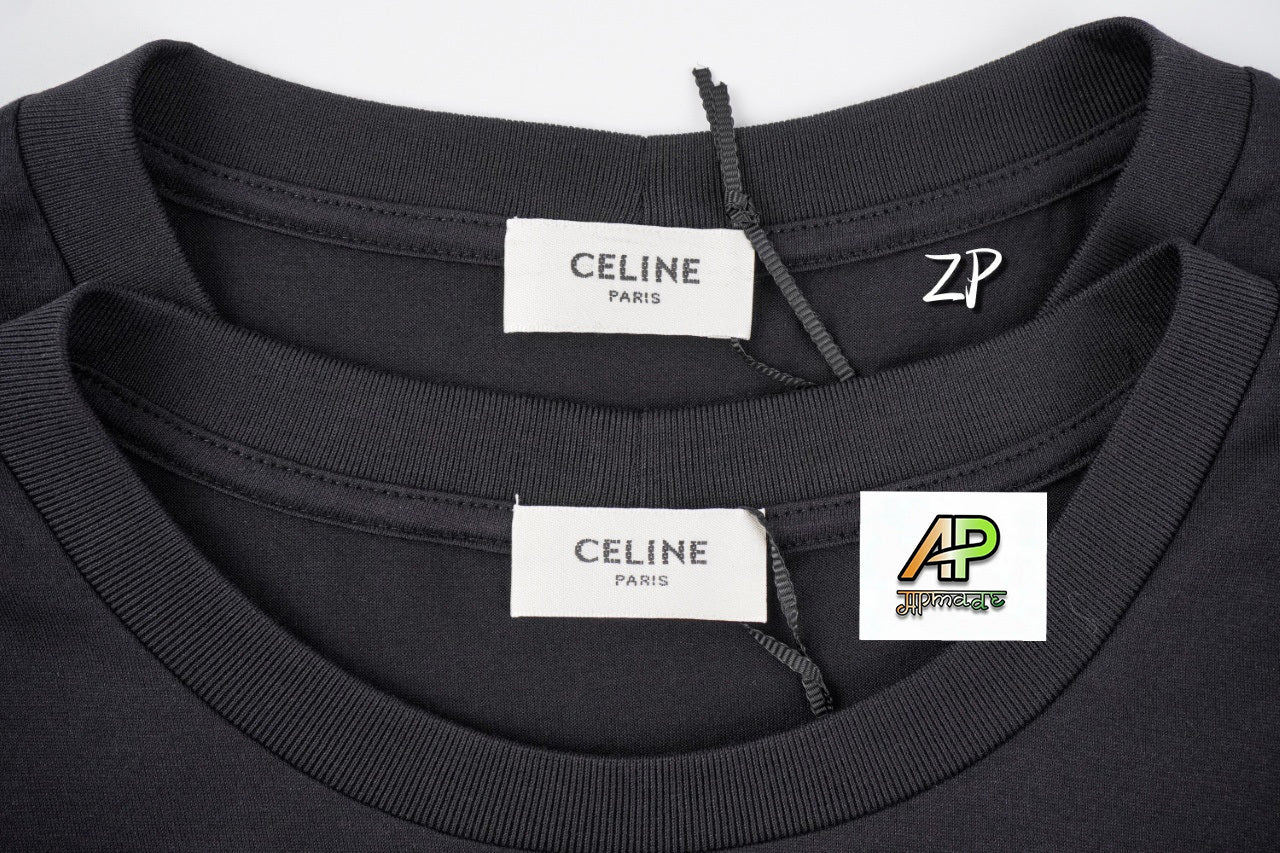 Celine Lightweight Double-Ply Cotton T-Shirt