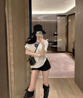 Chanel Pearl Logo Short-Sleeve T-Shirt