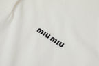 Miu Miu Classic Logo Embroidered Polo Shirt