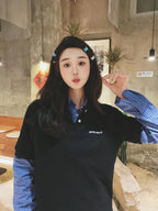 Miu Miu Classic Logo Embroidered Polo Shirt