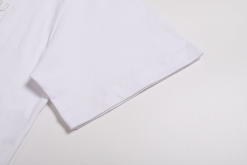 Miu Miu Classic Letter Logo Short-Sleeve T-Shirt