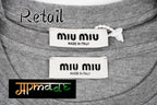 Miu Miu Grey Logo Short-Sleeve T-Shirt