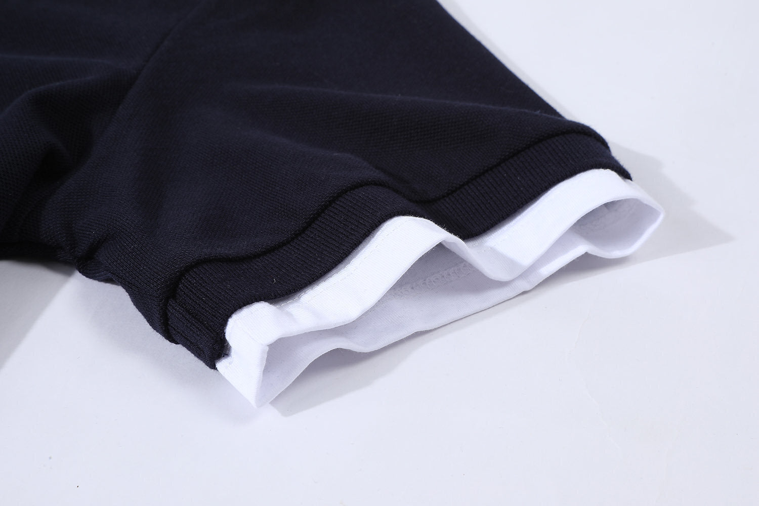 Miu Miu Micro-Logo Embroidery Patchwork Polo Shirt