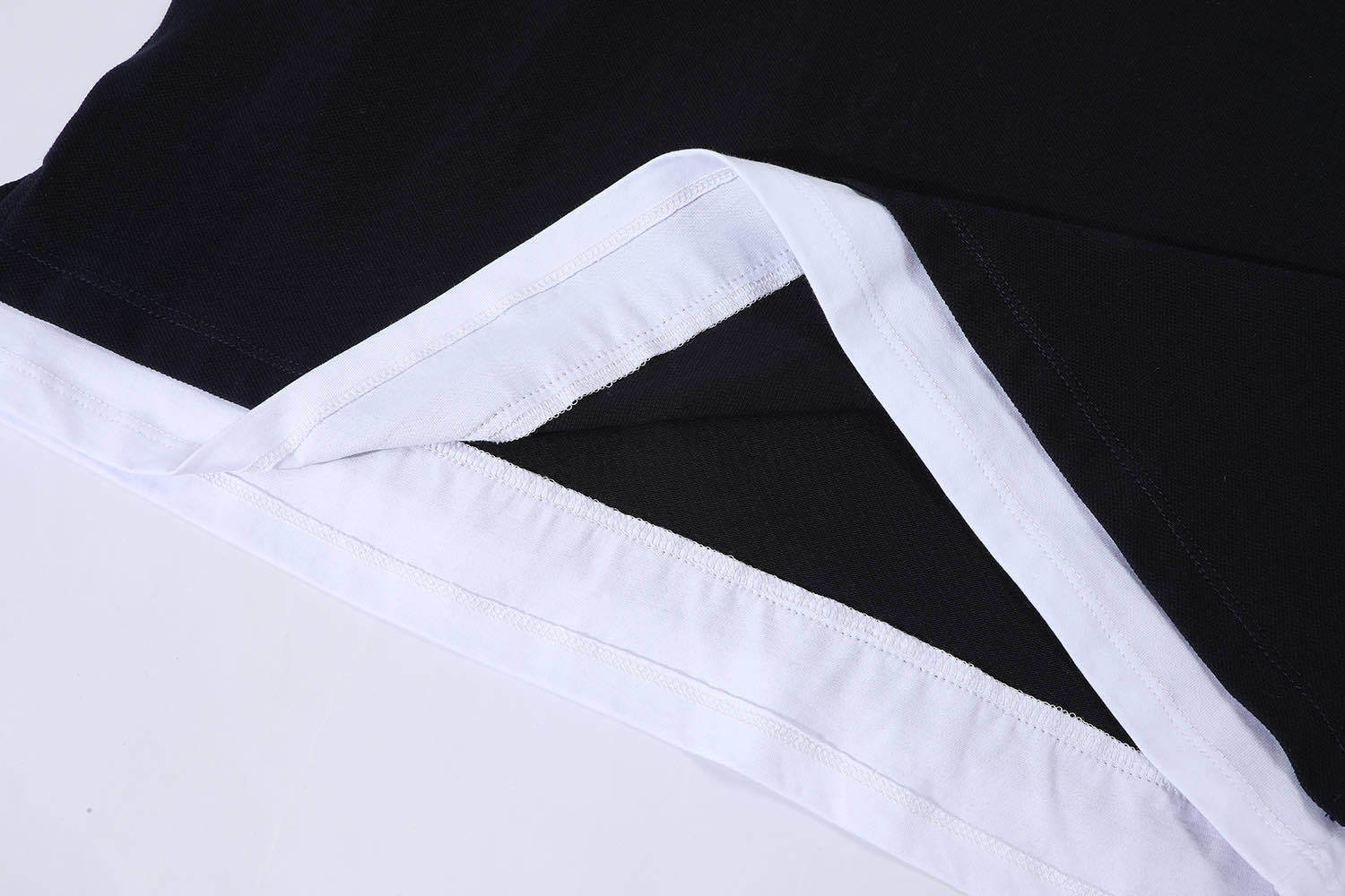 Miu Miu Micro-Logo Embroidery Patchwork Polo Shirt