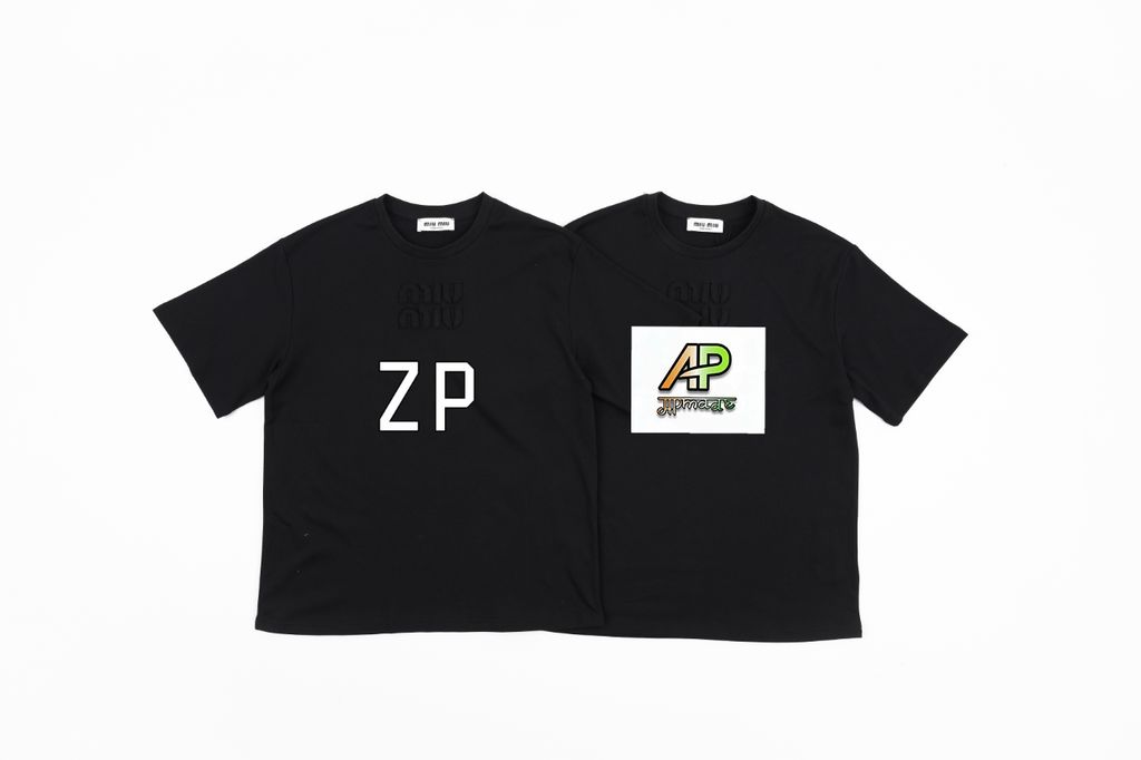 Miu Miu Logo Short-Sleeve T-Shirt White