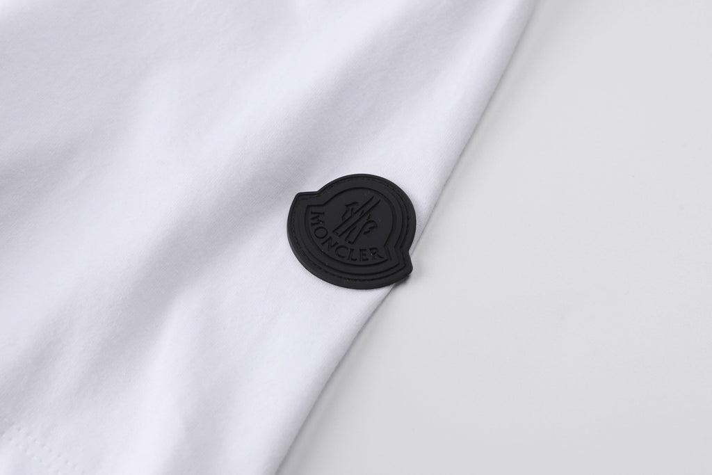 Moncler 26SS Plastisol Print Crew Neck Short-Sleeve T-Shirt