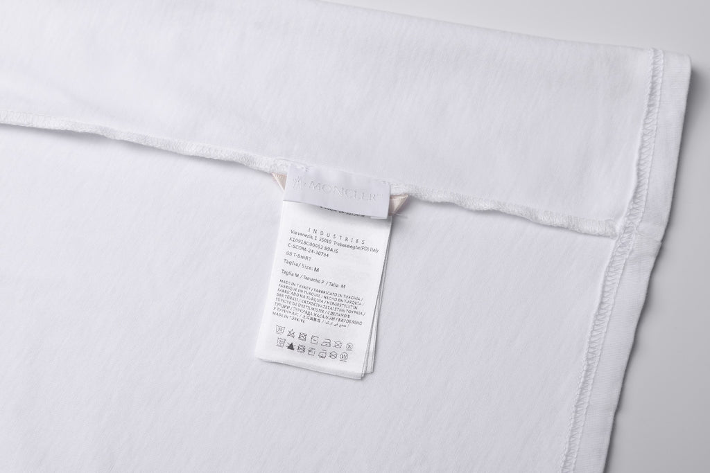Moncler 26SS Crew Neck Logo Print Short-Sleeve T-Shirt