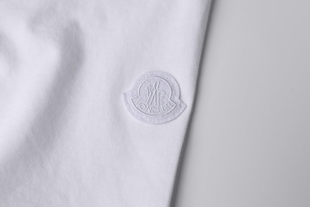 Moncler 26SS Crew Neck Logo Print Short-Sleeve T-Shirt