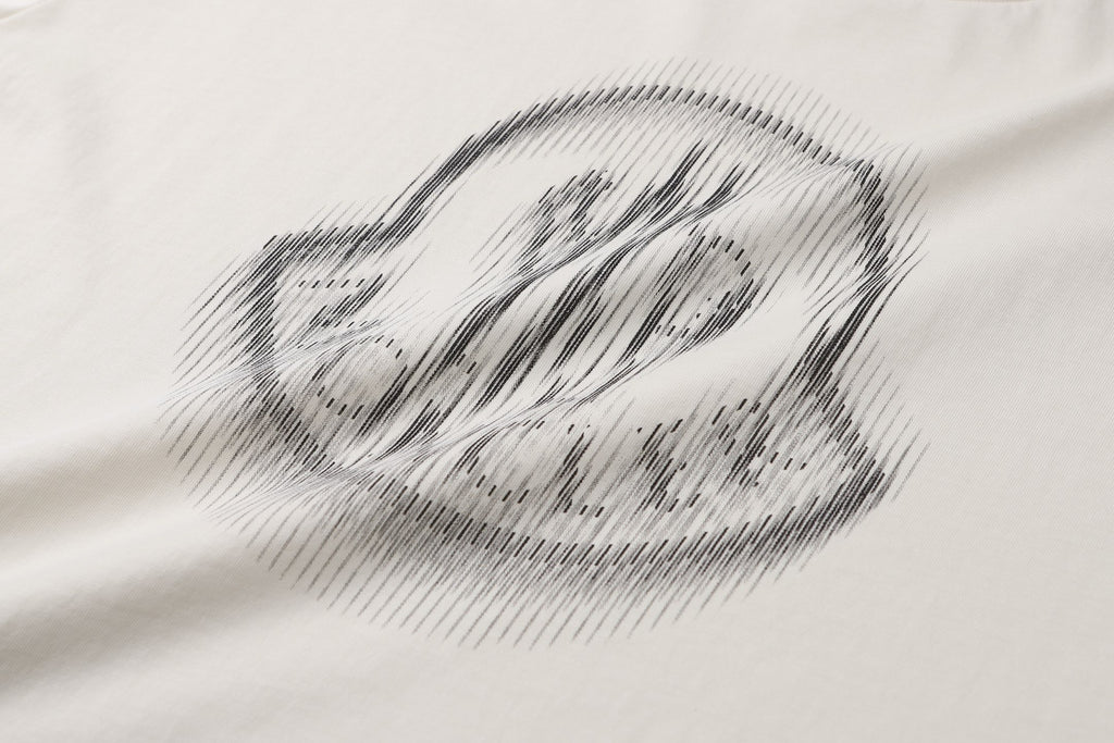 Moncler 26SS Blurred Letter Logo Print Short-Sleeve T-Shirt