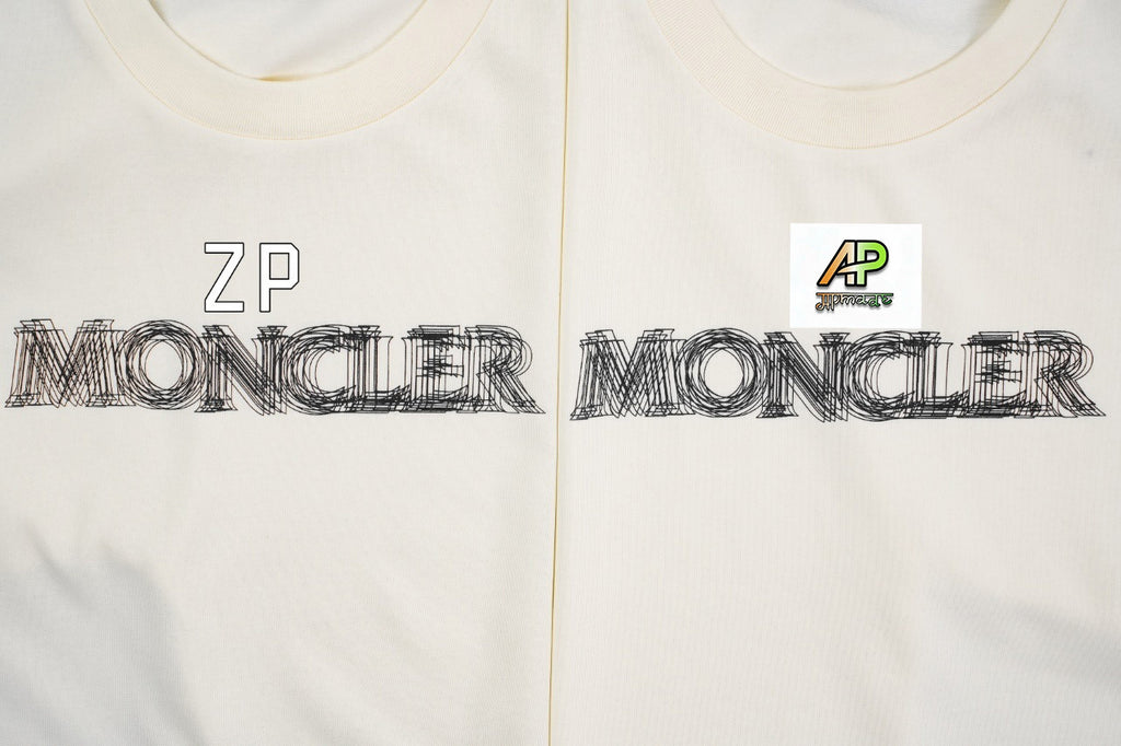 Moncler Long-Staple Cotton Signature Crew Neck T-Shirt