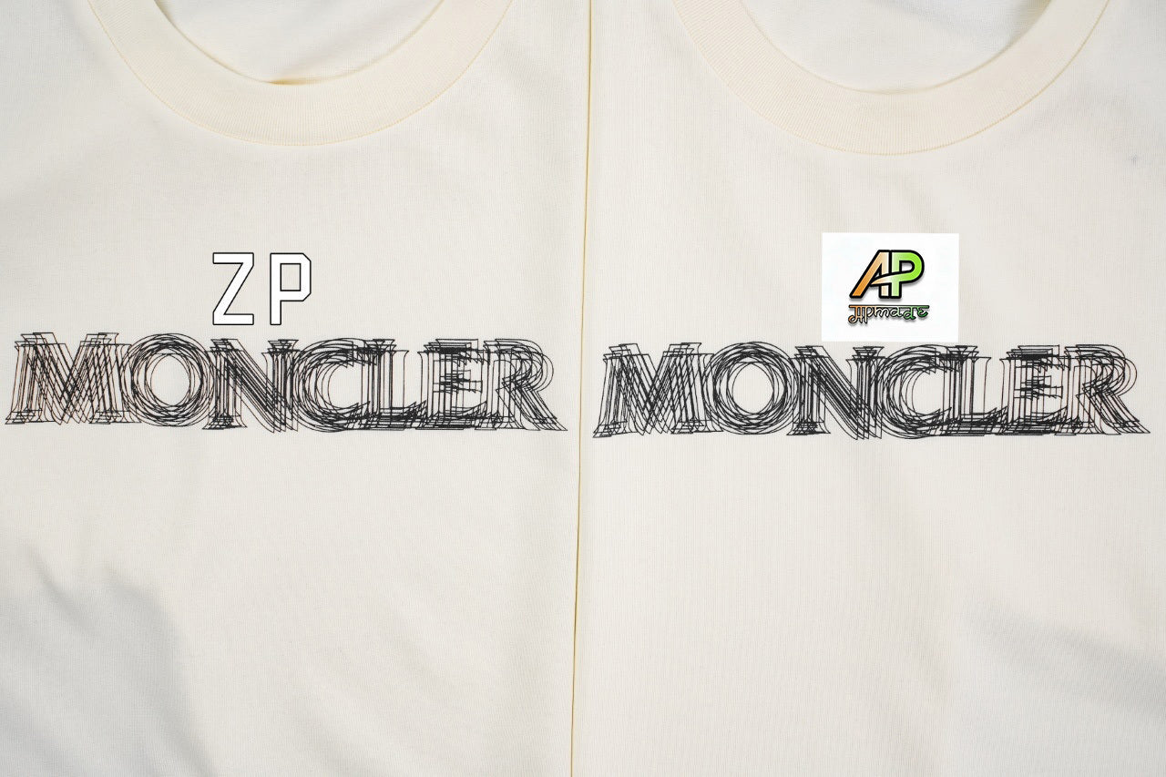 Moncler Long-Staple Cotton Signature Crew Neck T-Shirt