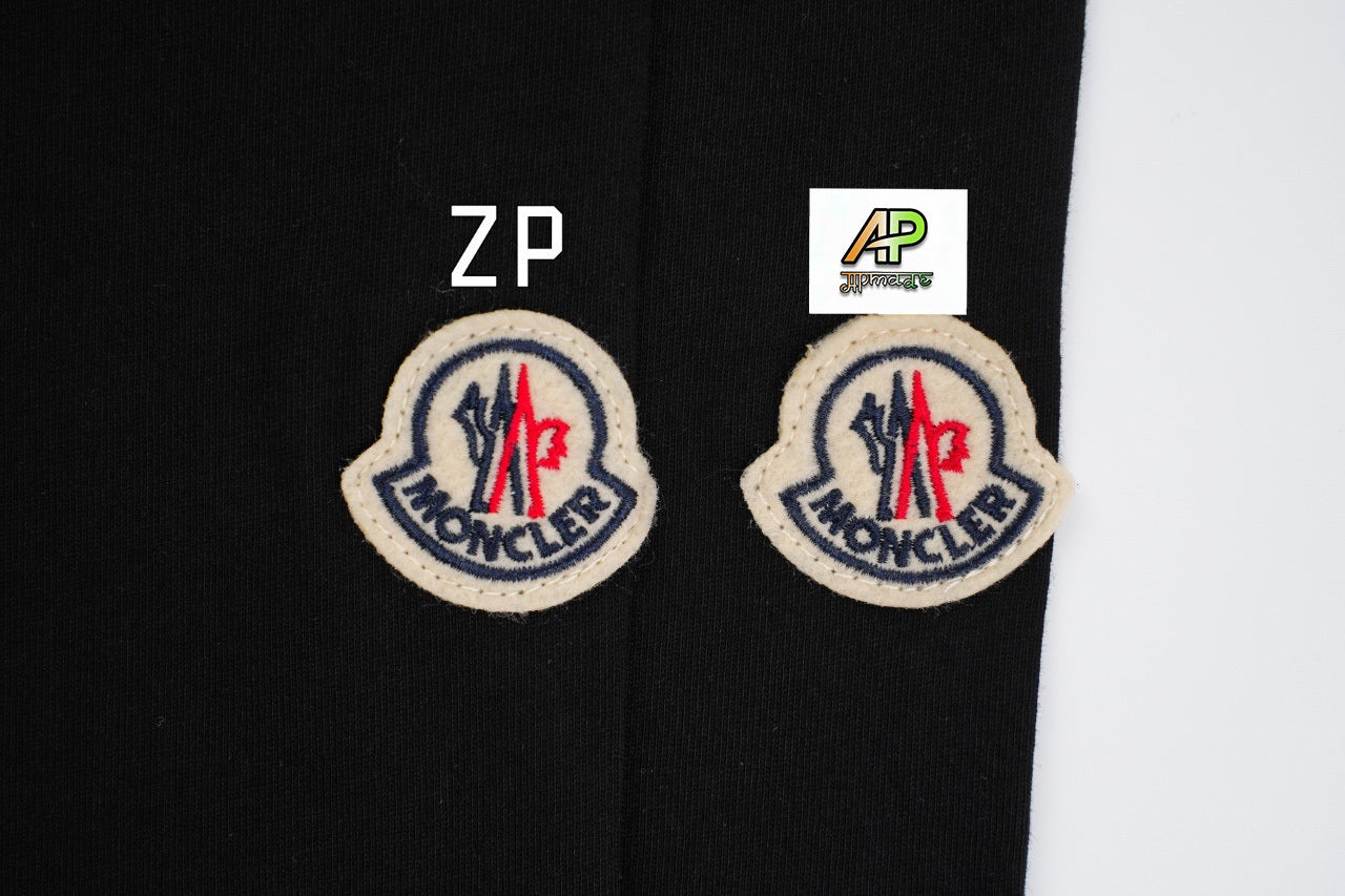 Moncler Couple Crew Neck Short-Sleeve T-Shirt