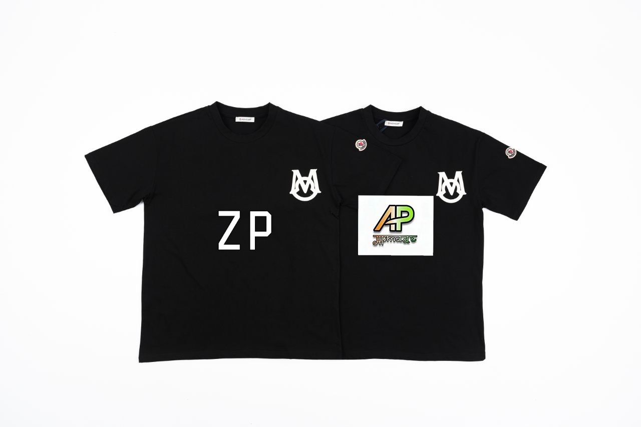 Moncler Couple Crew Neck Short-Sleeve T-Shirt