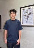 Fendi Double F Metal Heat Transfer Logo Short-Sleeve T-Shirt