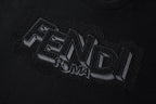 Fendi Appliqué Embroidered Rhinestone Logo Short-Sleeve T-Shirt
