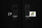 Fendi Mercerized Embroidered Button-Front Short-Sleeve Shirt
