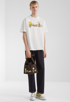 Fendi Double F Puppy Print Short-Sleeve T-Shirt