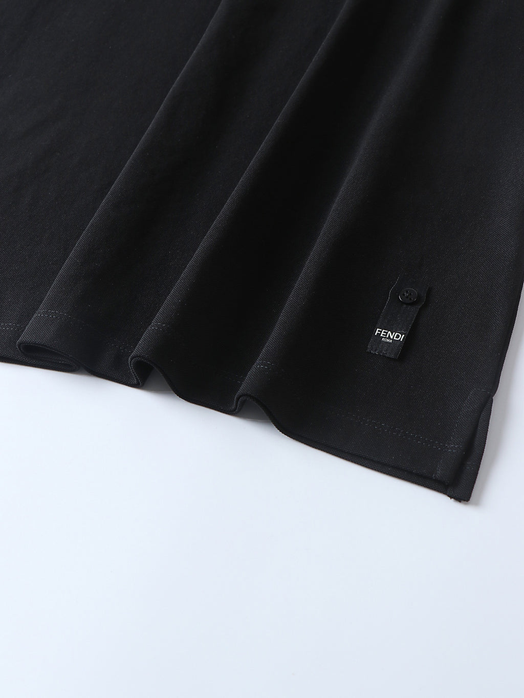Fendi 25SS Double F Hardware Logo Polo Shirt