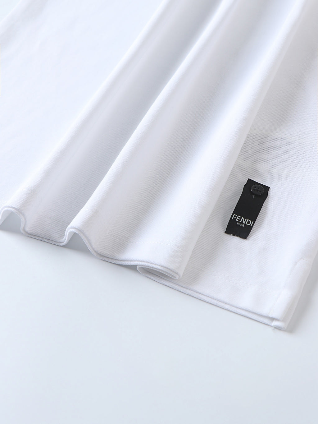 Fendi 25SS Double F Hardware Logo Polo Shirt