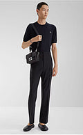 Fendi 25SS Double F Hardware Knit Short-Sleeve Sweater