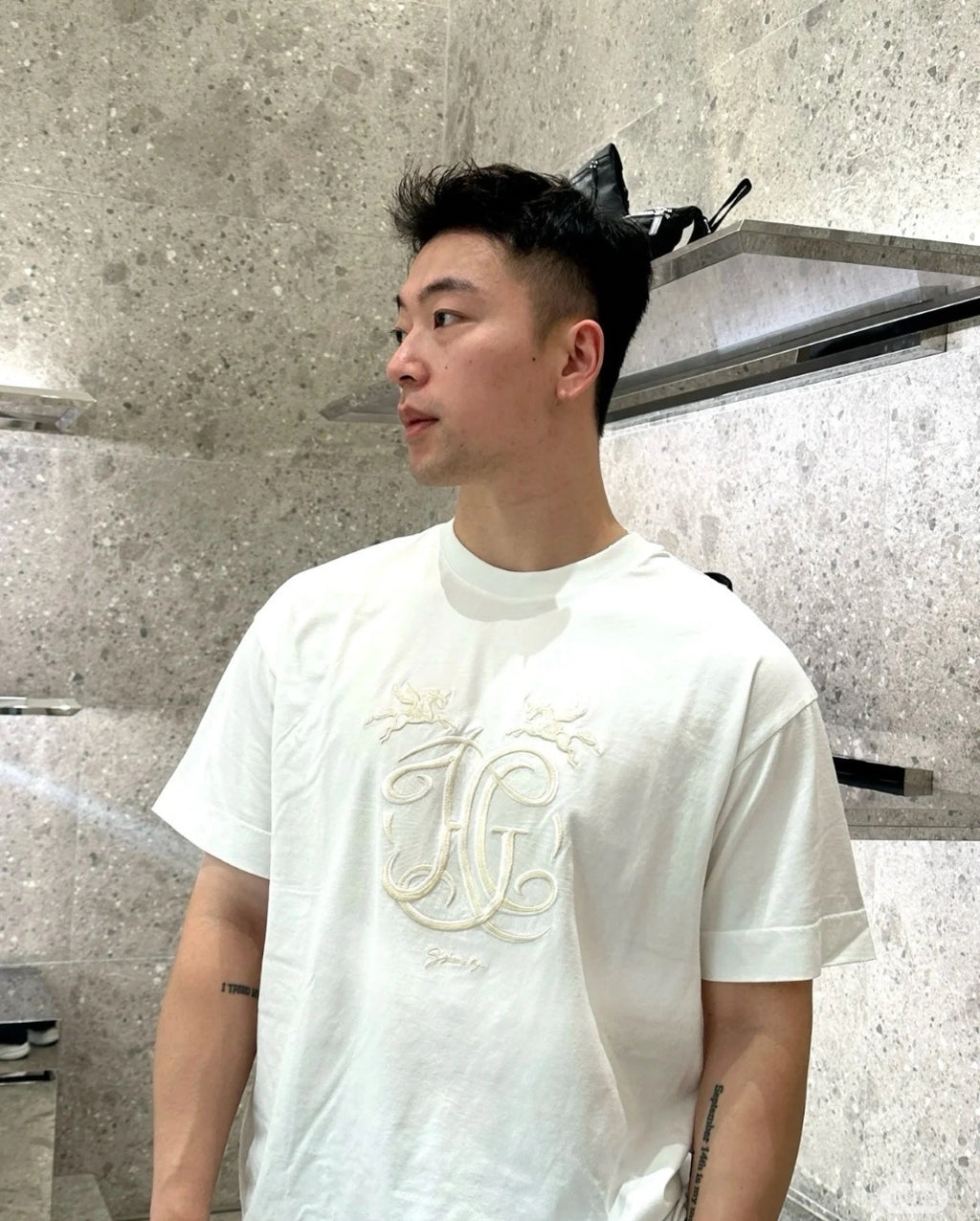 Givenchy Unicorn Embroidered Loose-Fit Short-Sleeve T-Shirt
