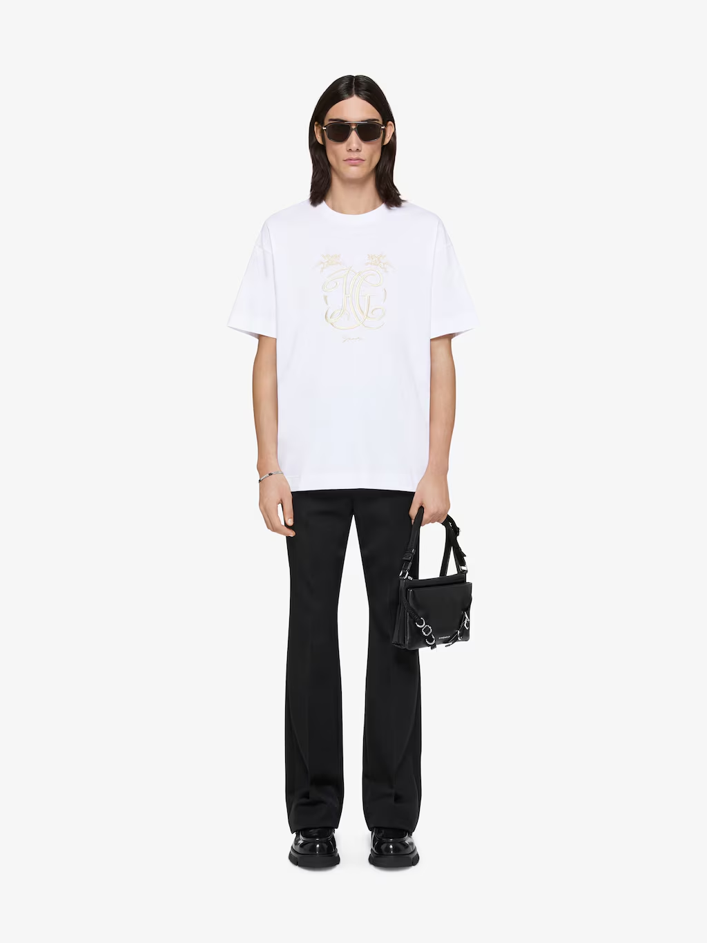 Givenchy Unicorn Embroidered Loose-Fit Short-Sleeve T-Shirt