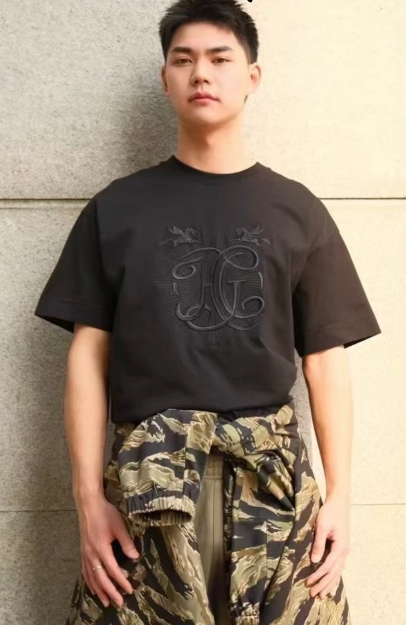 Givenchy Unicorn Embroidered Loose-Fit Short-Sleeve T-Shirt